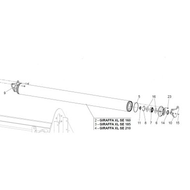 Kontravimo žiedas GIRAFFA D.80  F02050425R