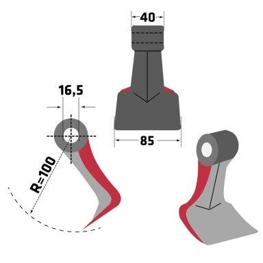 Peilis Hammer 20
